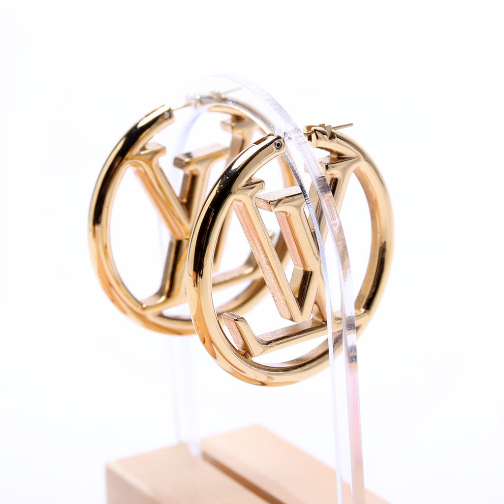 Louise Hoop Earrings GM Gold