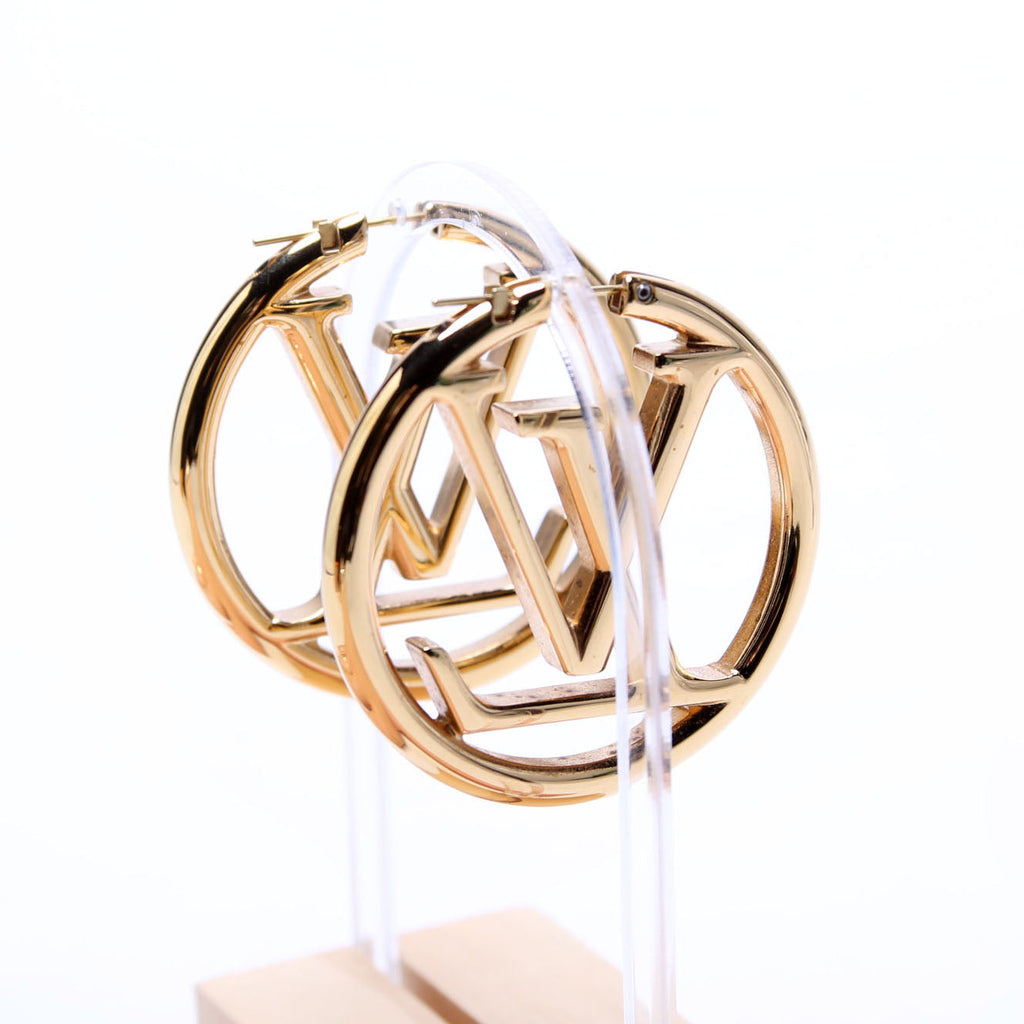 Louise Hoop Earrings GM Gold