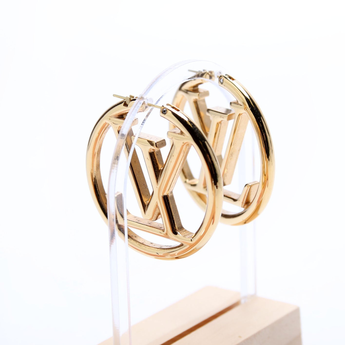 Louise Hoop Earrings GM Gold