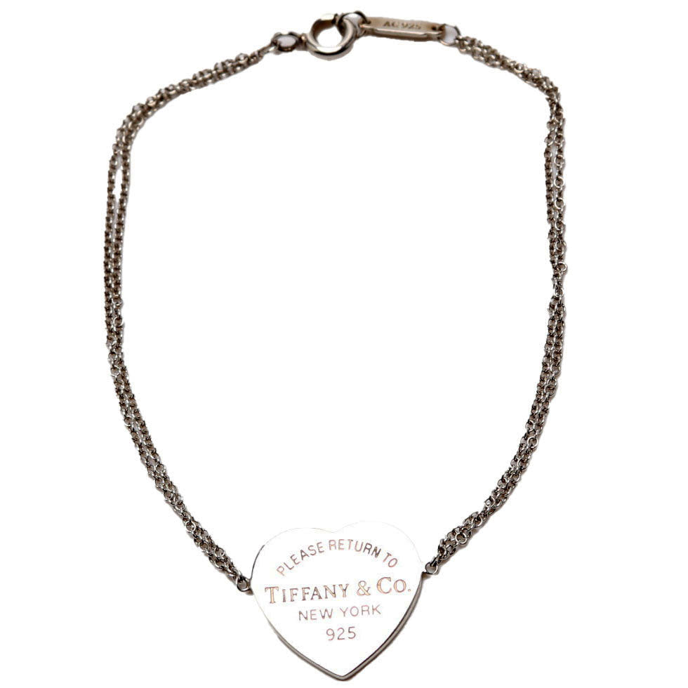 Please Return Double Chain Bracelet 925