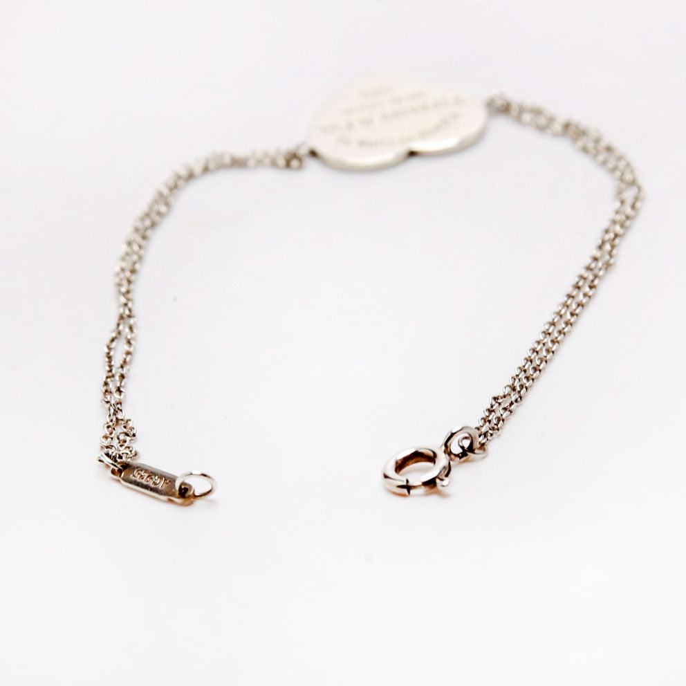 Please Return Double Chain Bracelet 925