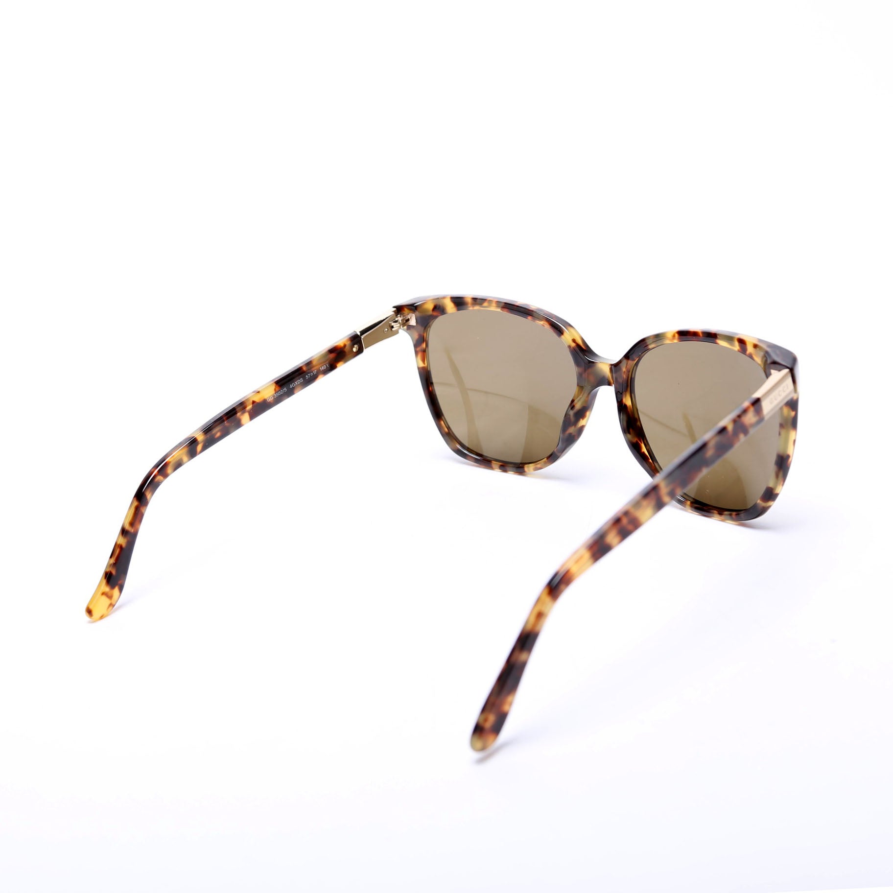 GG3502/S Square Sunglasses Brown