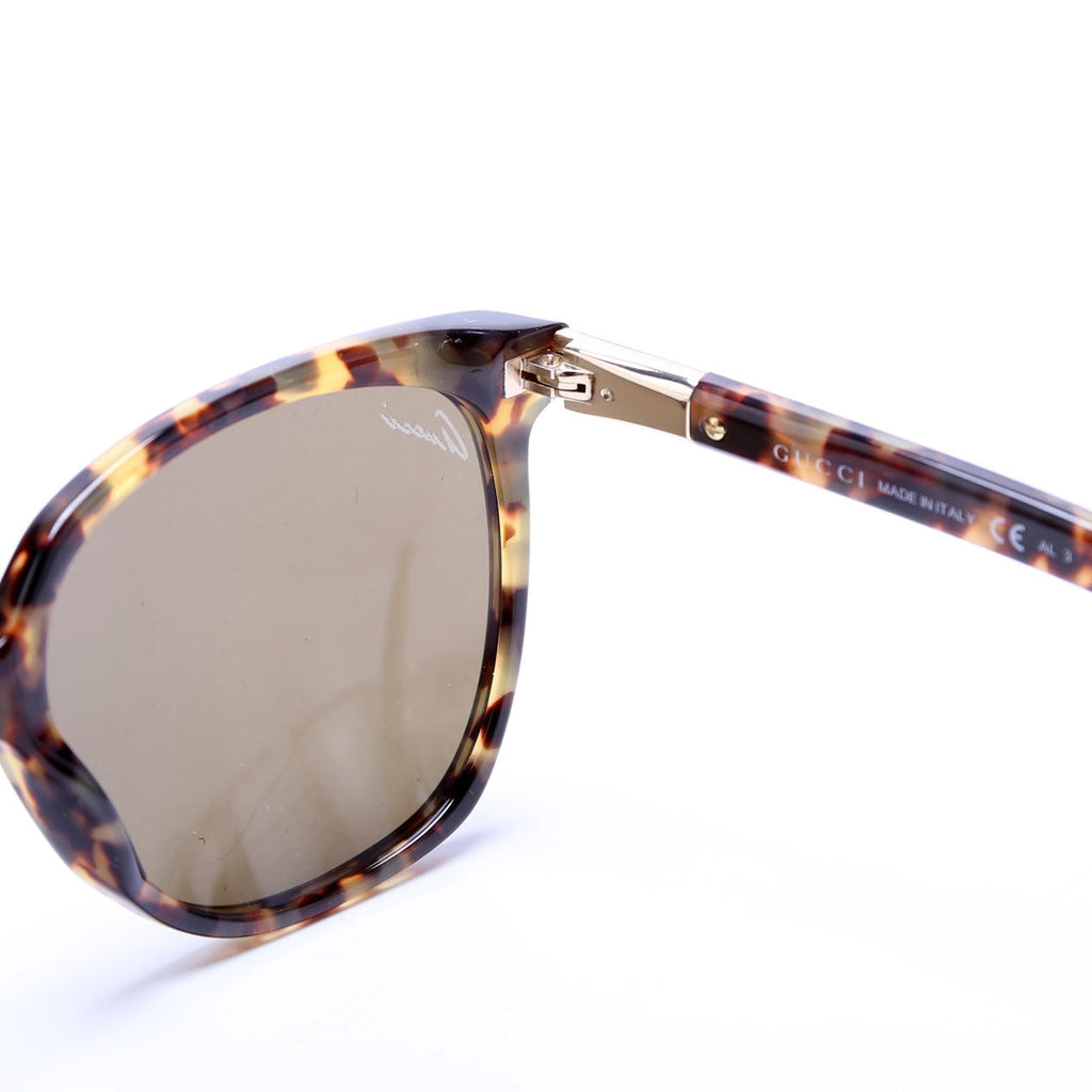 GG3502/S Square Sunglasses Brown