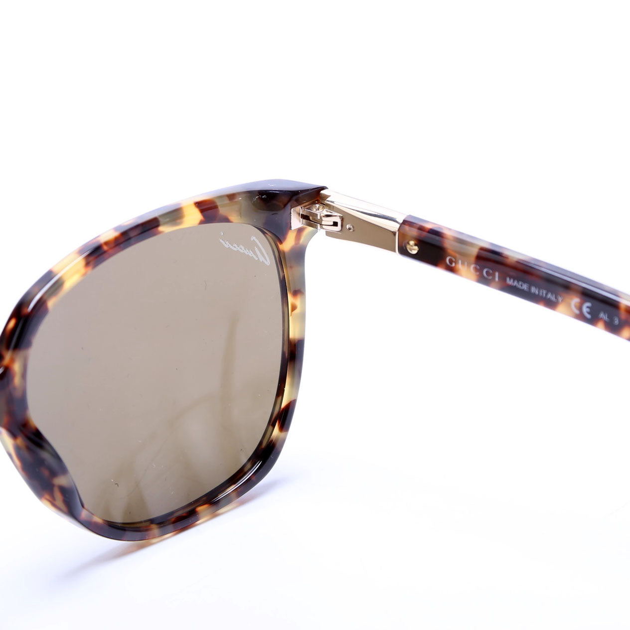 GG3502/S Square Sunglasses Brown