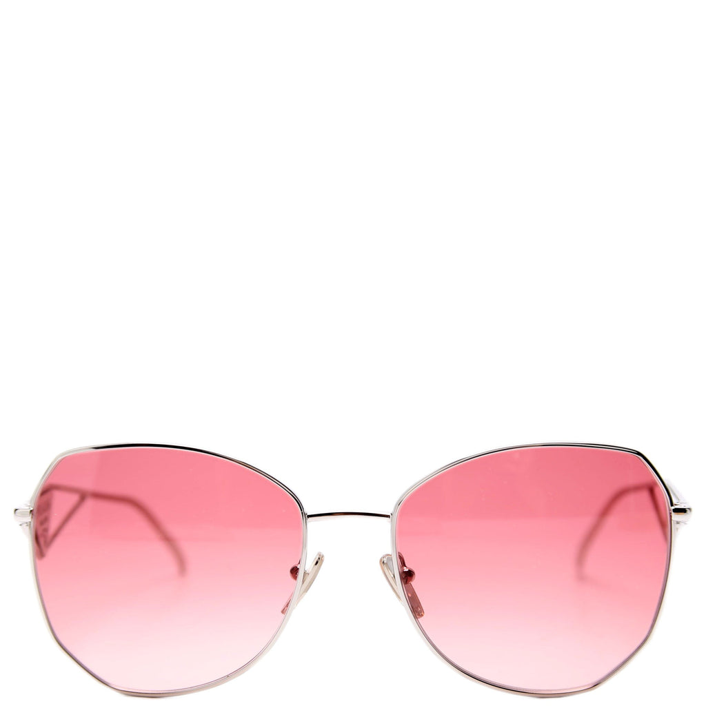 SPR57Y Geometric Sunglasses Silver/Pink