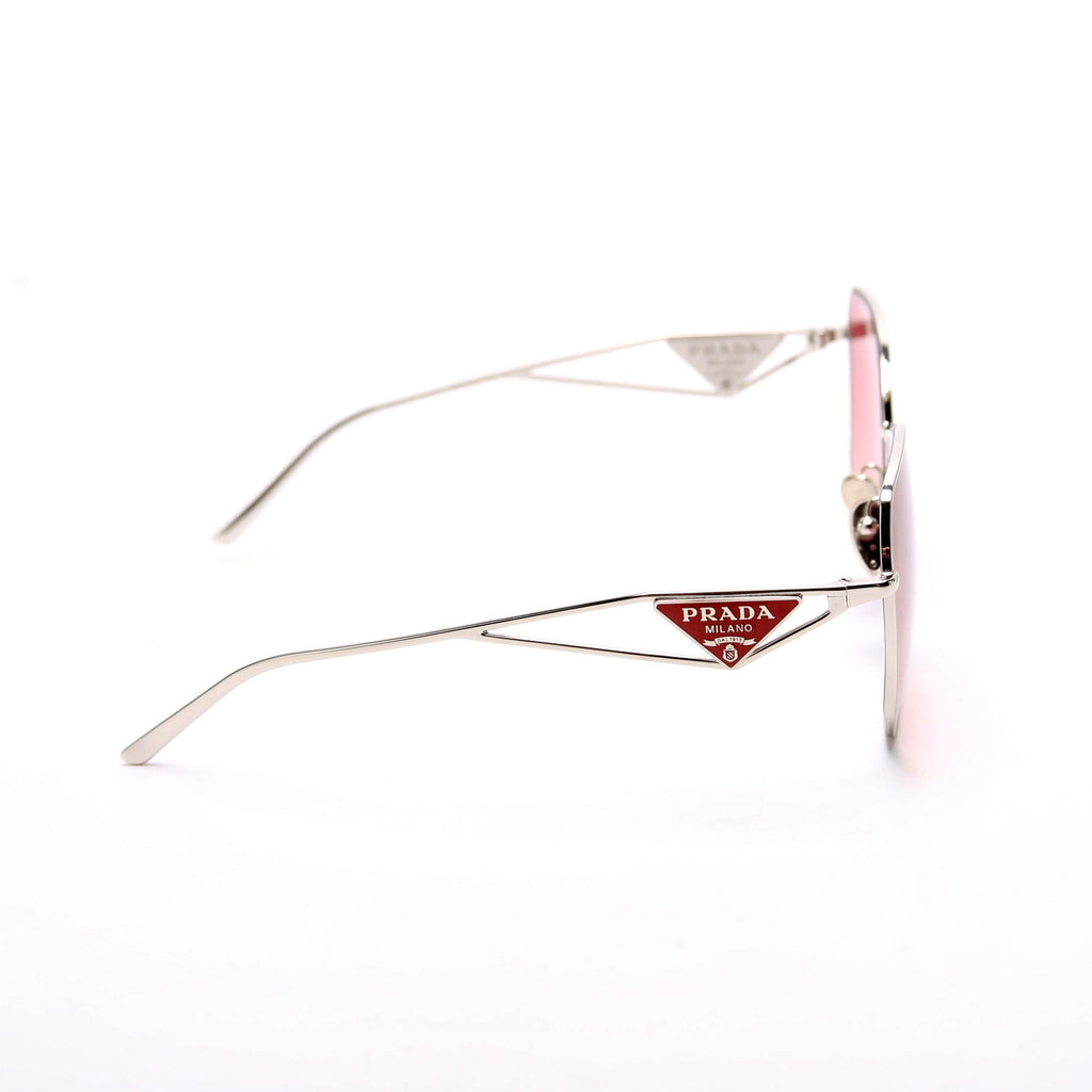 SPR57Y Geometric Sunglasses Silver/Pink