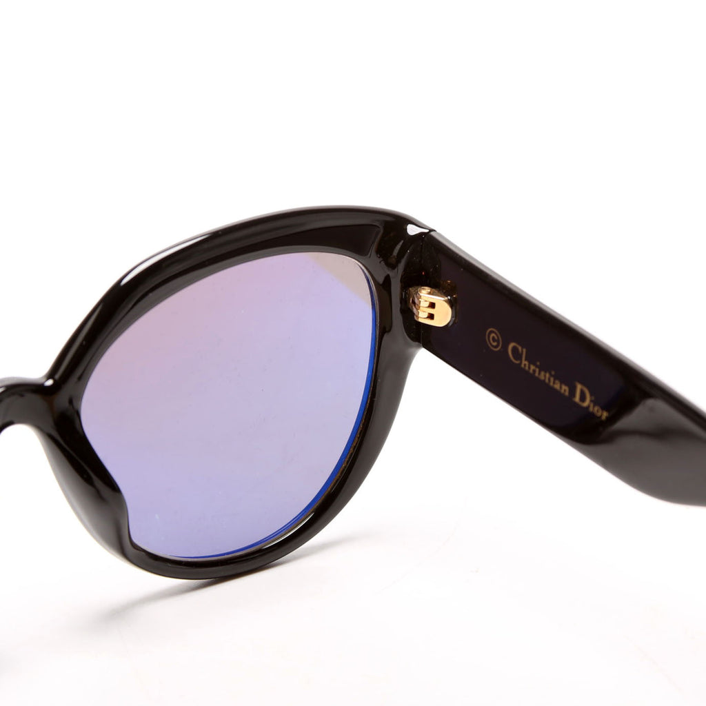DCB2B Ddiorf Cat Eye Polarized Sunglasses Brown/Black