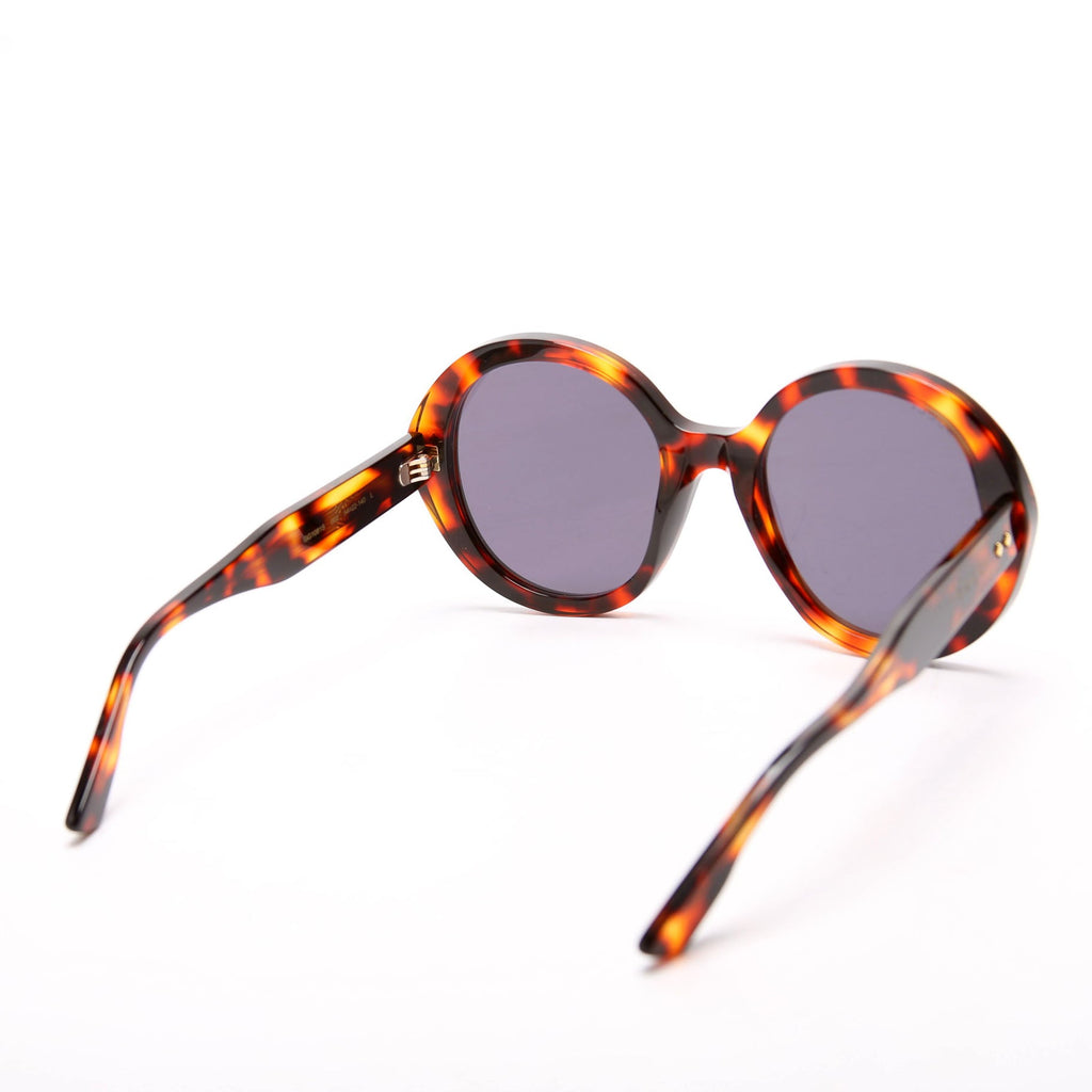 GG1081S Round Acetate Sunglasses Brown