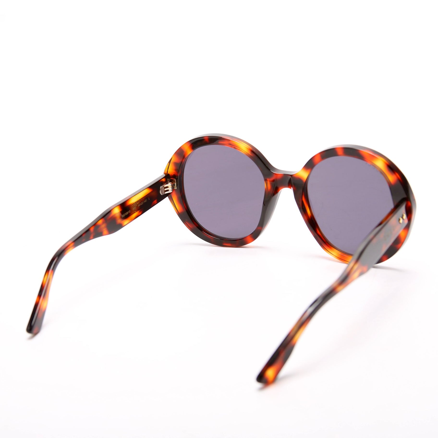GG1081S Round Acetate Sunglasses Brown