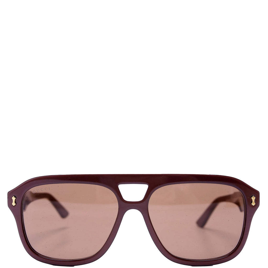 GG1263S Acetate Aviators Sunglasses Brown