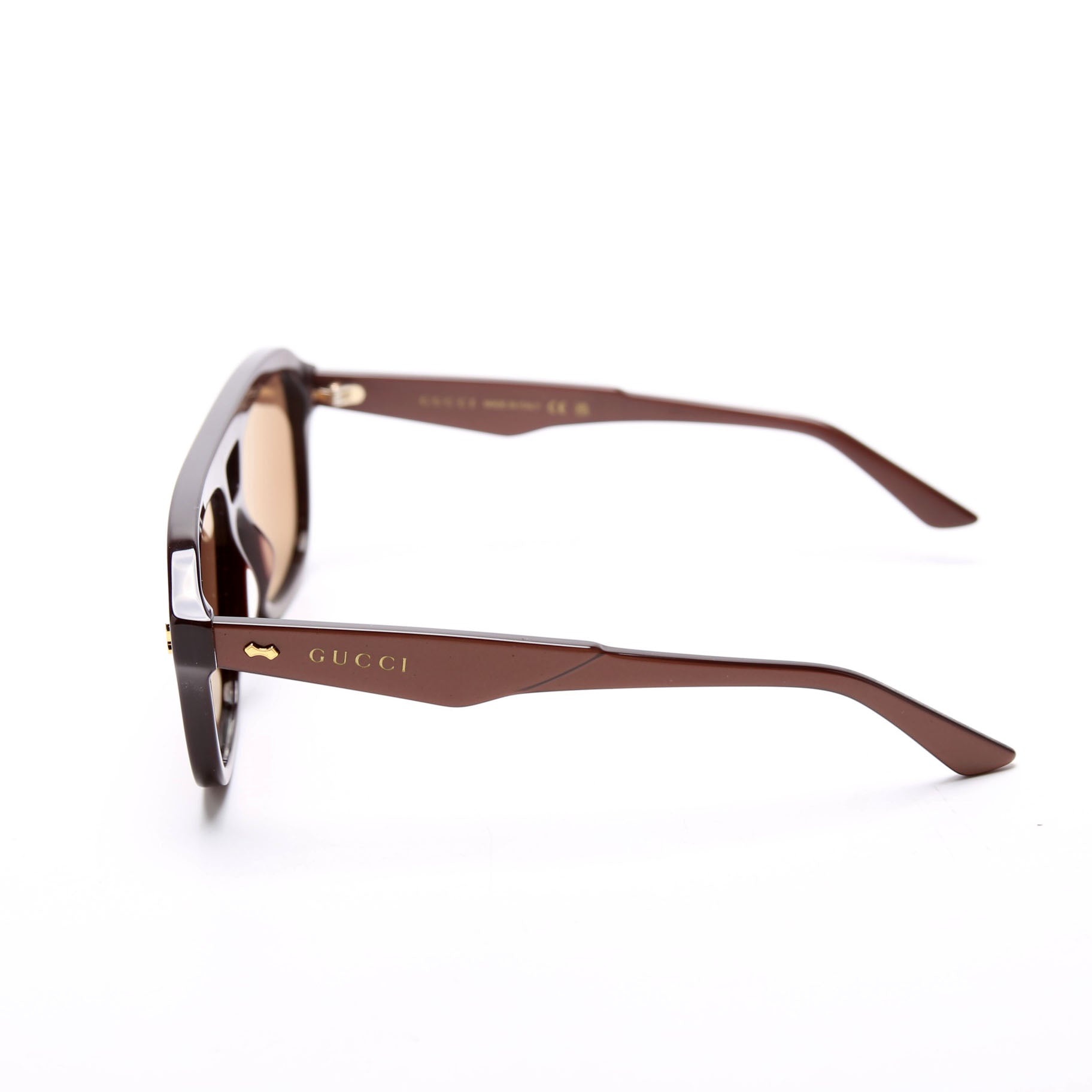 GG1263S Acetate Aviators Sunglasses Brown