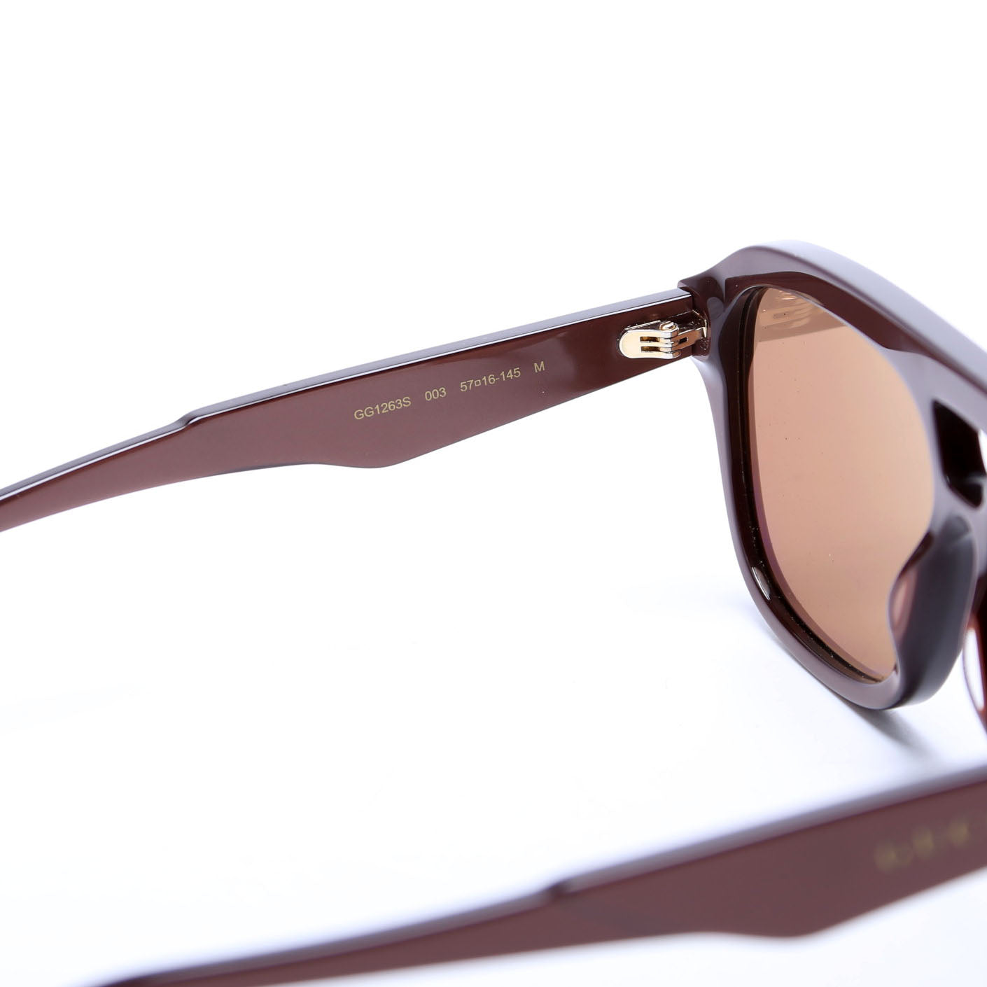GG1263S Acetate Aviators Sunglasses Brown