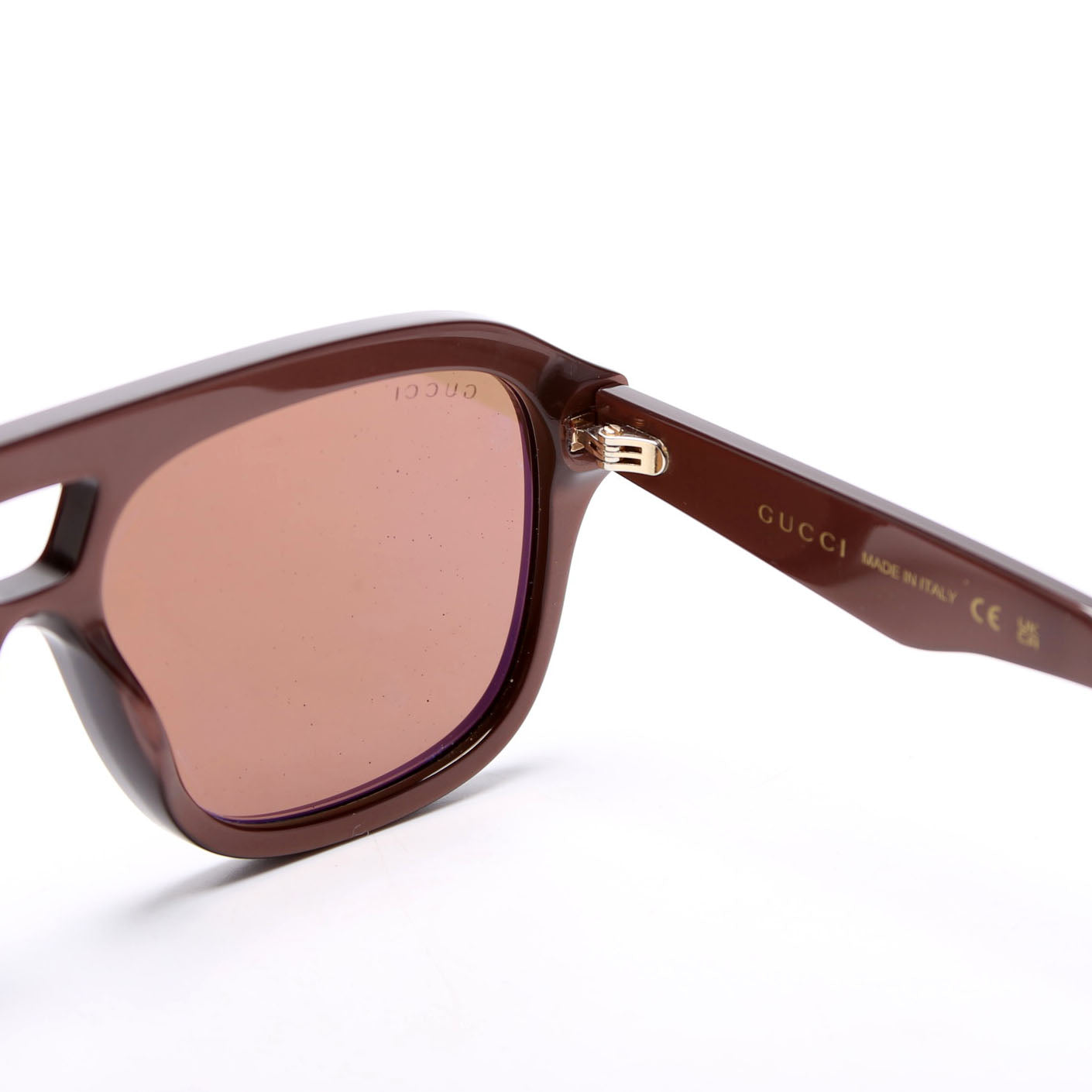 GG1263S Acetate Aviators Sunglasses Brown