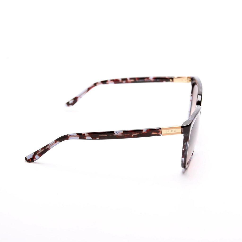 GG3502/S Square Sunglasses Brown/Blue