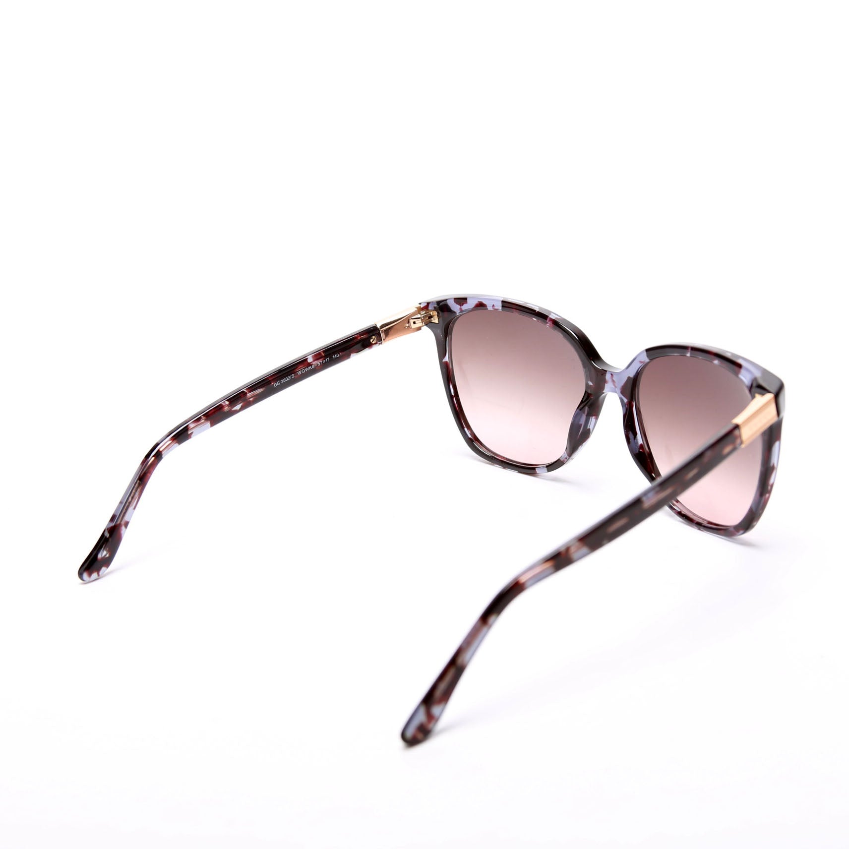 GG3502/S Square Sunglasses Brown/Blue