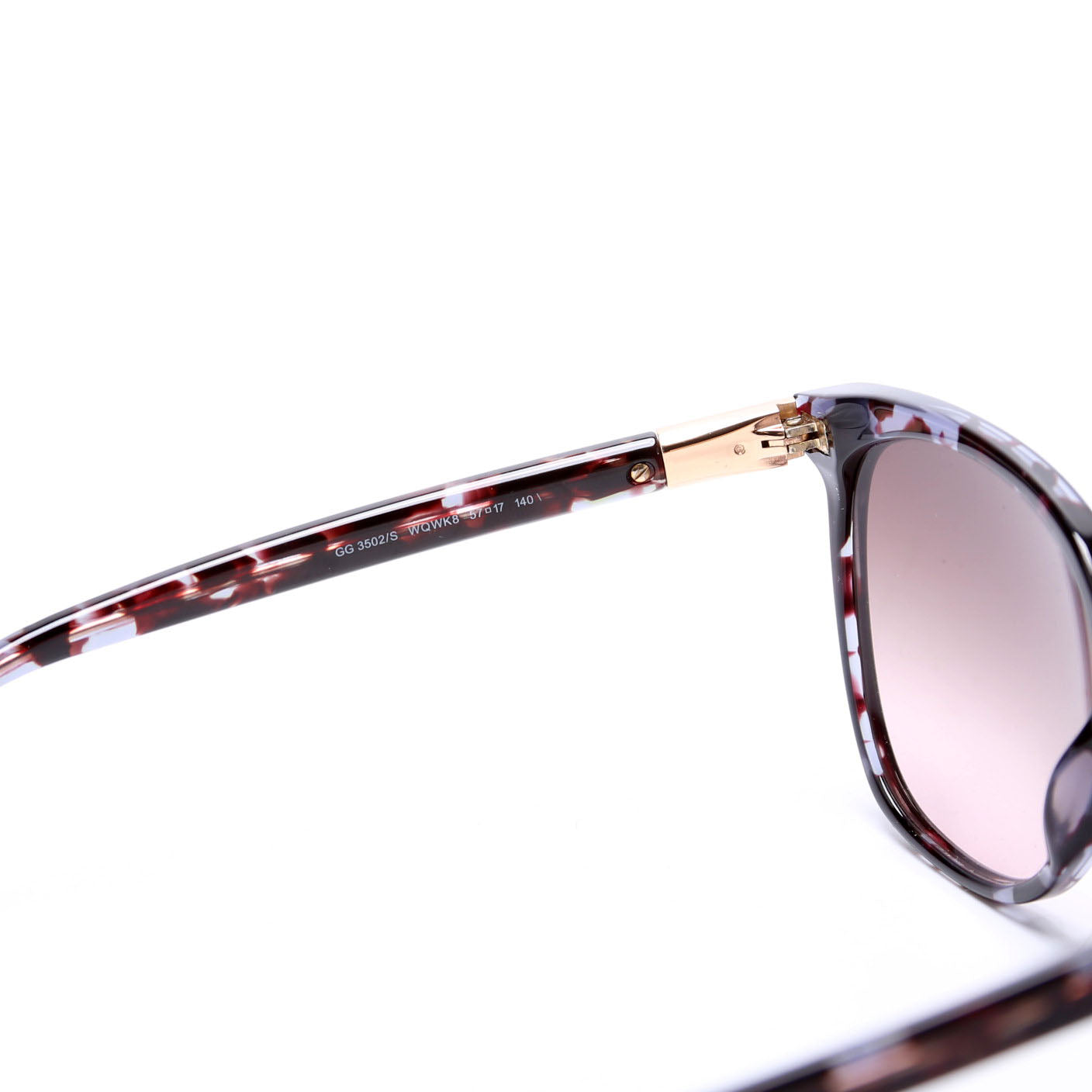 GG3502/S Square Sunglasses Brown/Blue