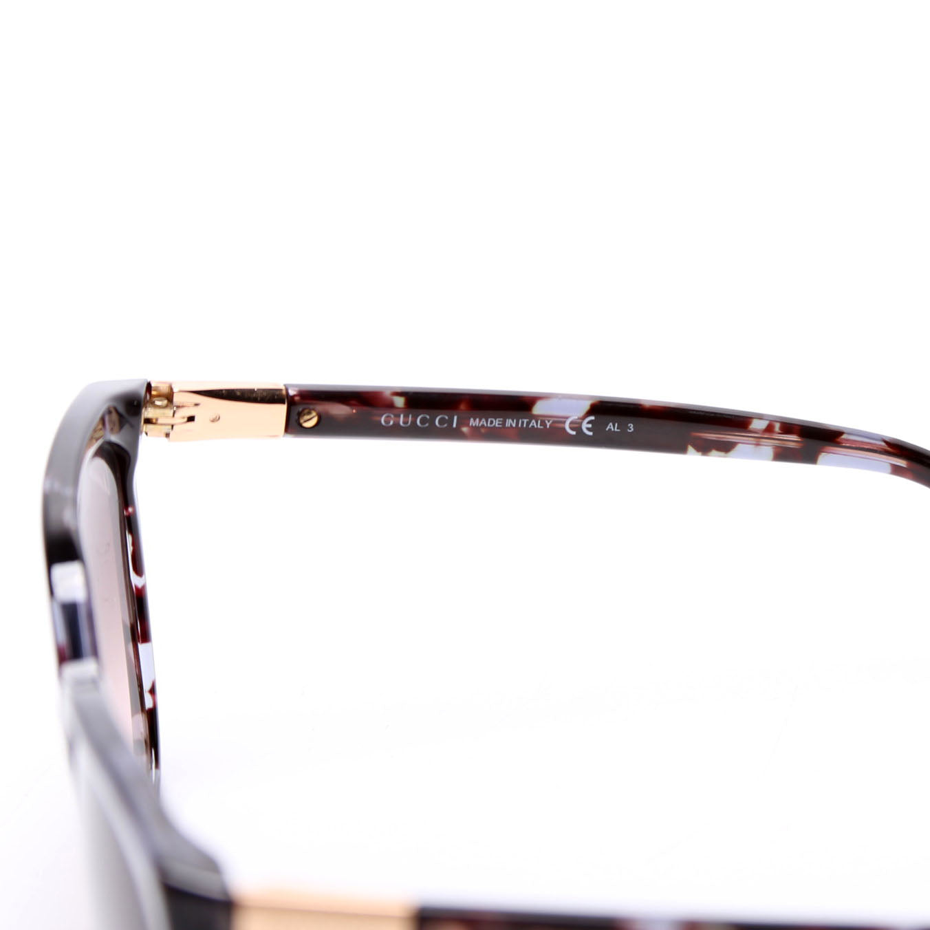 GG3502/S Square Sunglasses Brown/Blue