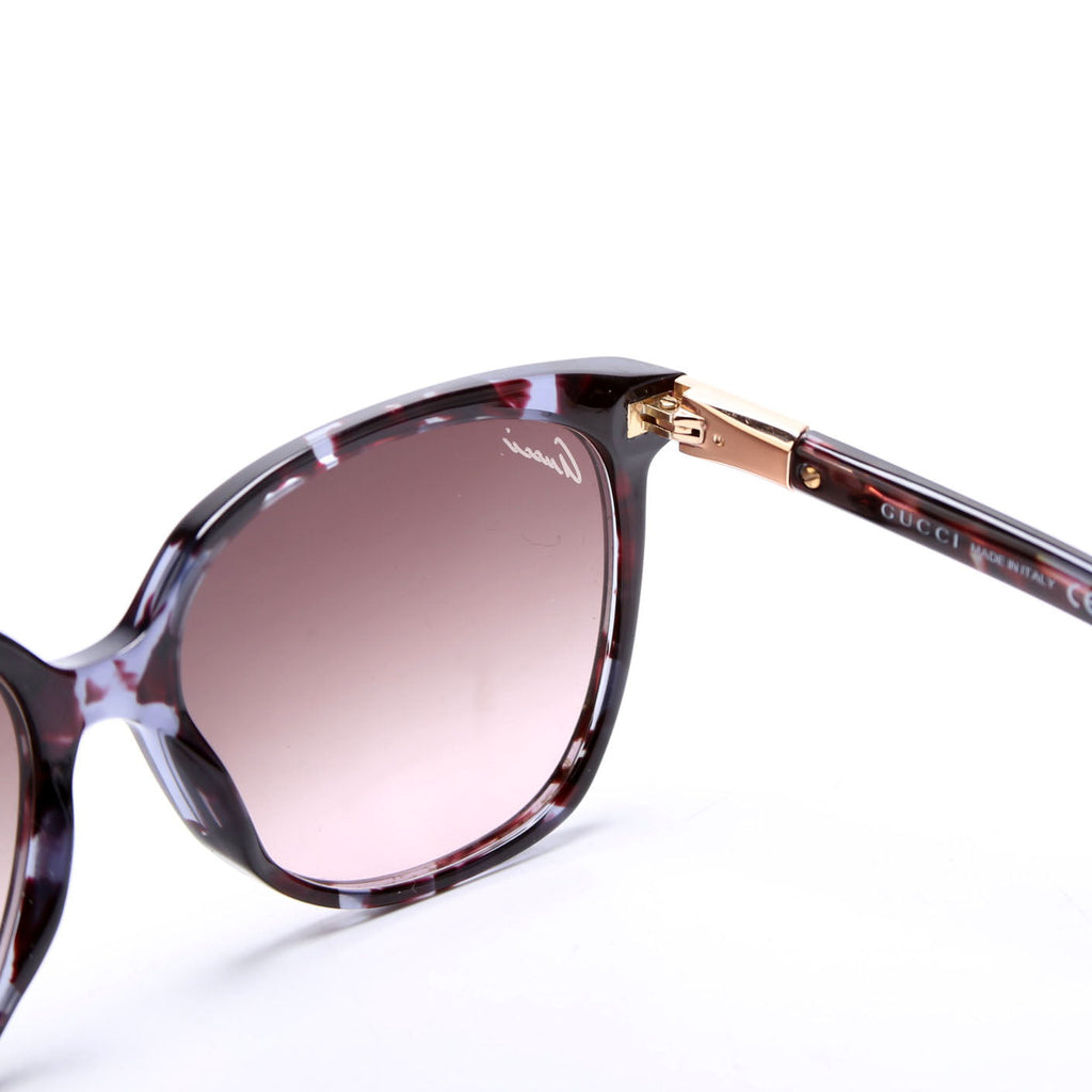 GG3502/S Square Sunglasses Brown/Blue