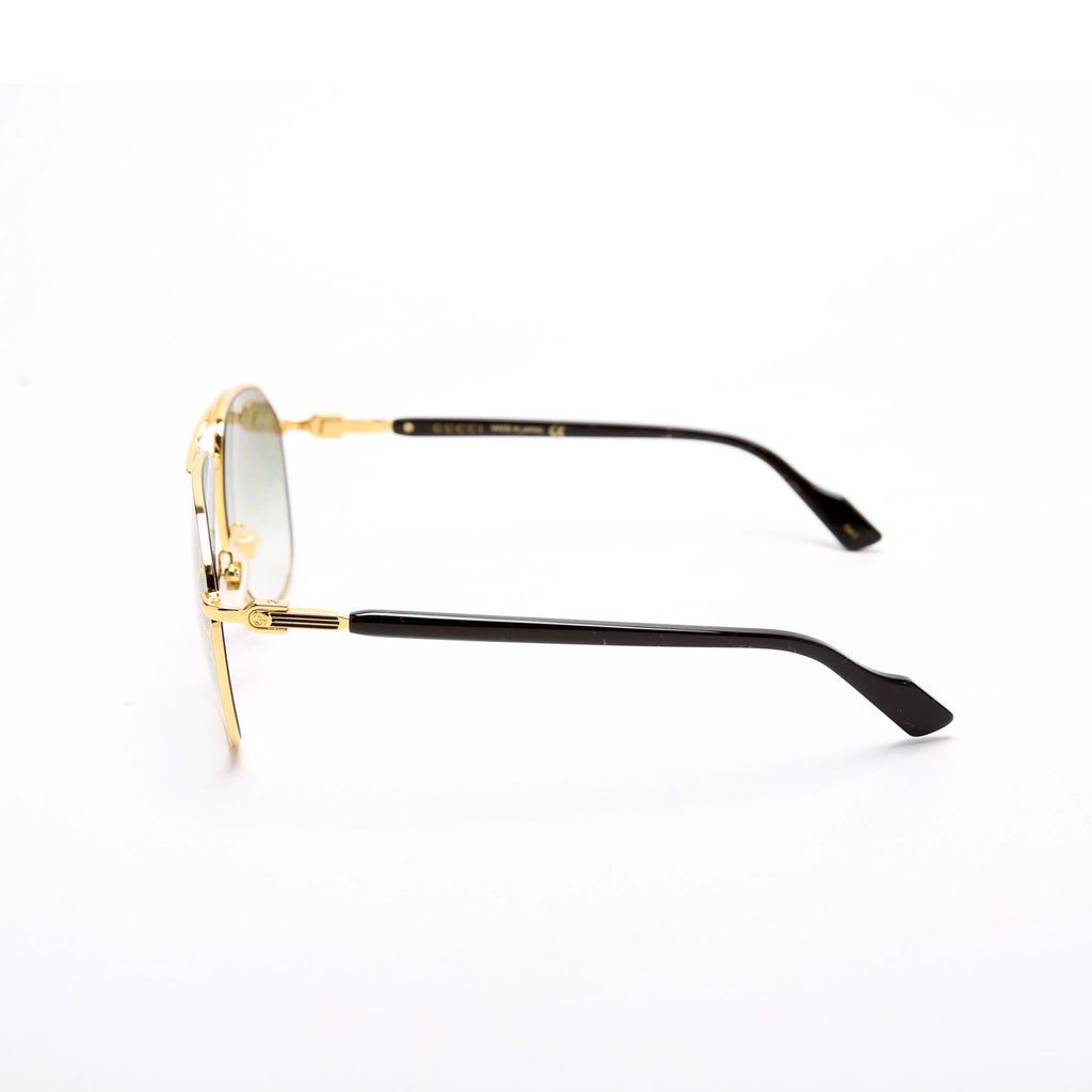 GG1220S Aviator Logo Sunglasses Gold/Black