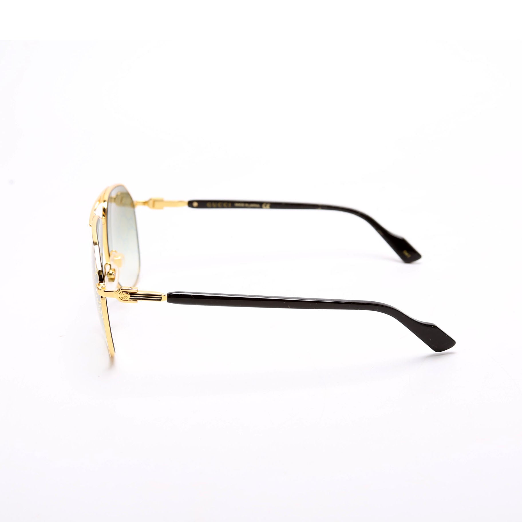 GG1220S Aviator Logo Sunglasses Gold/Black