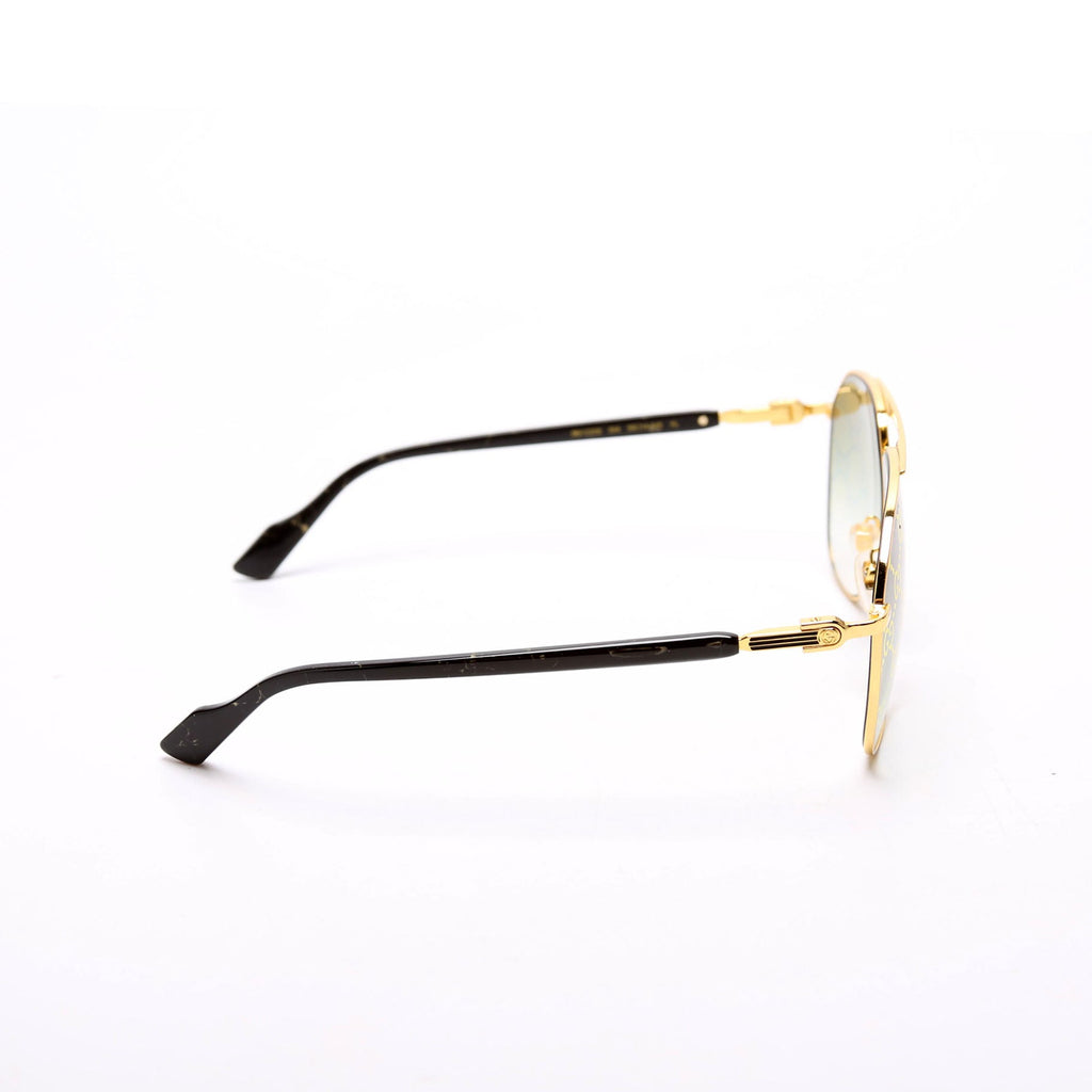 GG1220S Aviator Logo Sunglasses Gold/Black