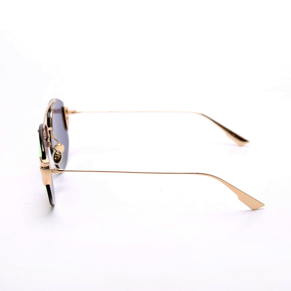 J5G0J Diorstronger Mirror Sunglasses Gold
