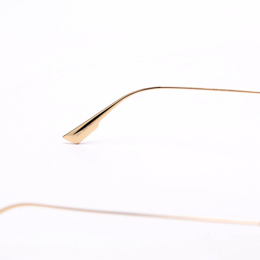 J5G0J Diorstronger Mirror Sunglasses Gold