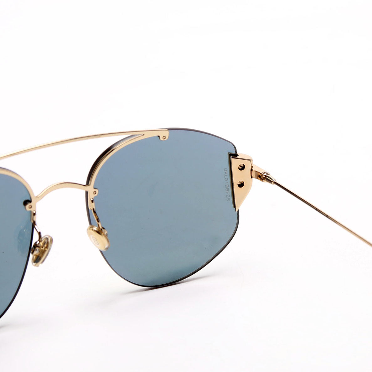 J5G0J Diorstronger Mirror Sunglasses Gold