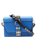 City Studded Crossbody Calfskin Blue