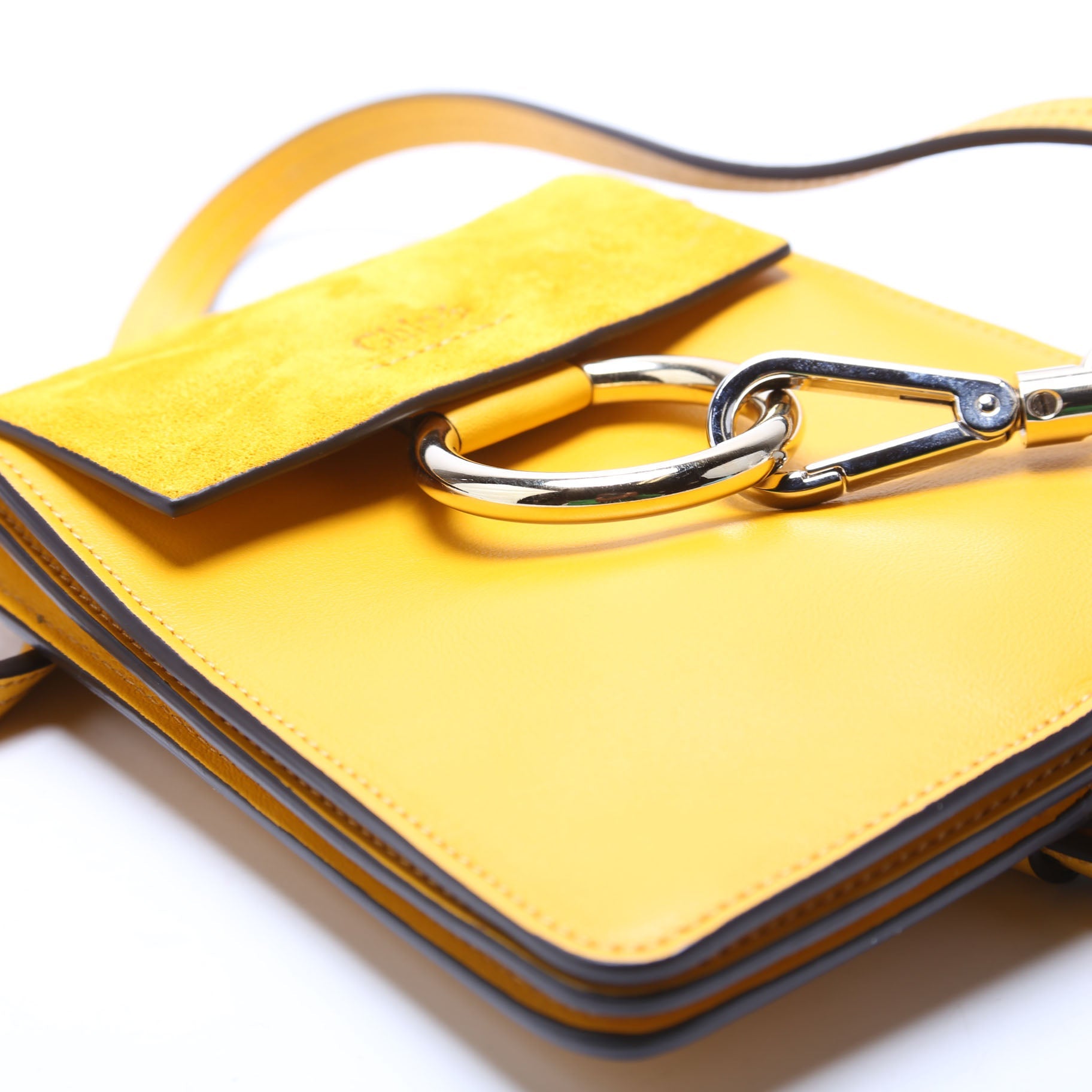 Faye Small Bracelet Bag Yellow
