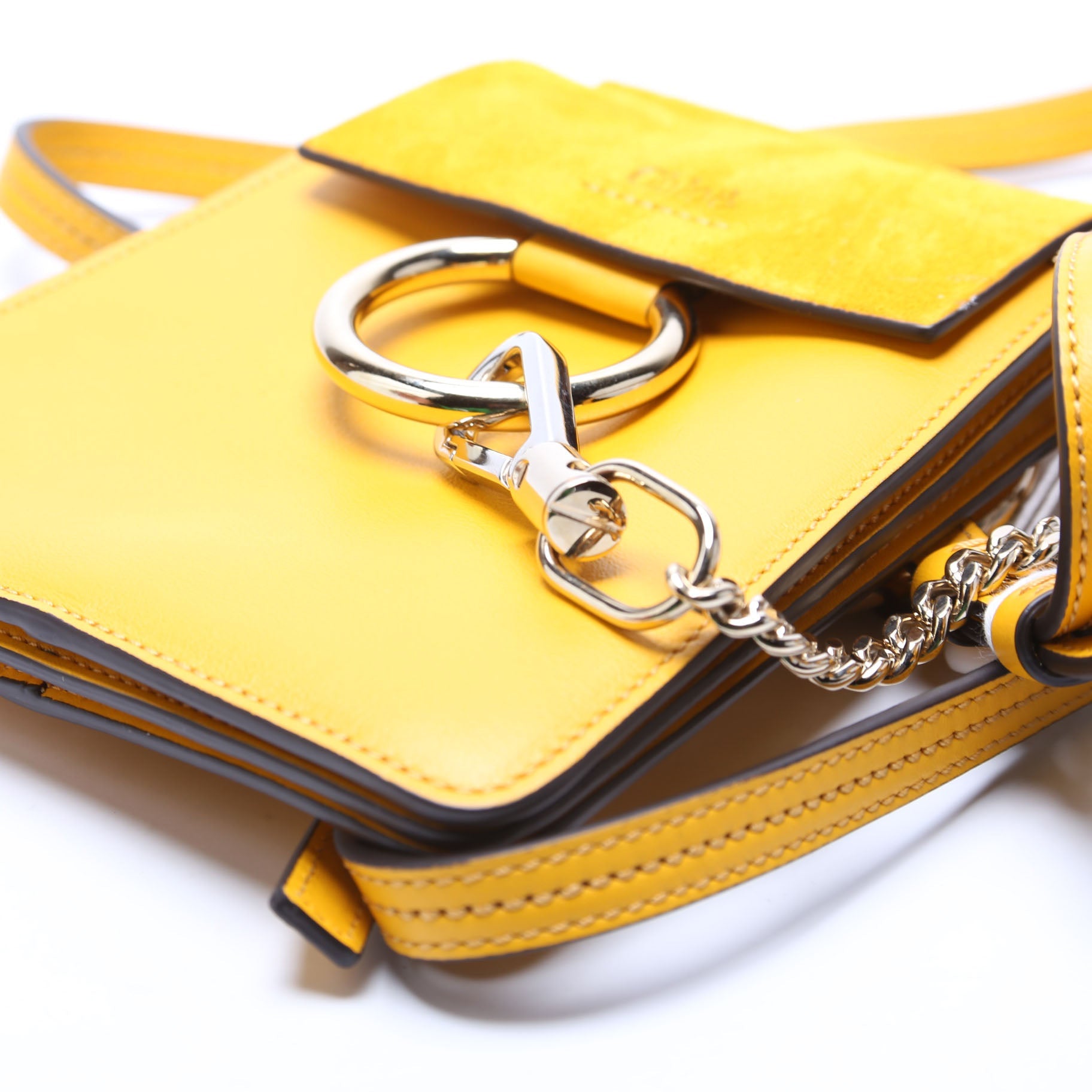 Faye Small Bracelet Bag Yellow