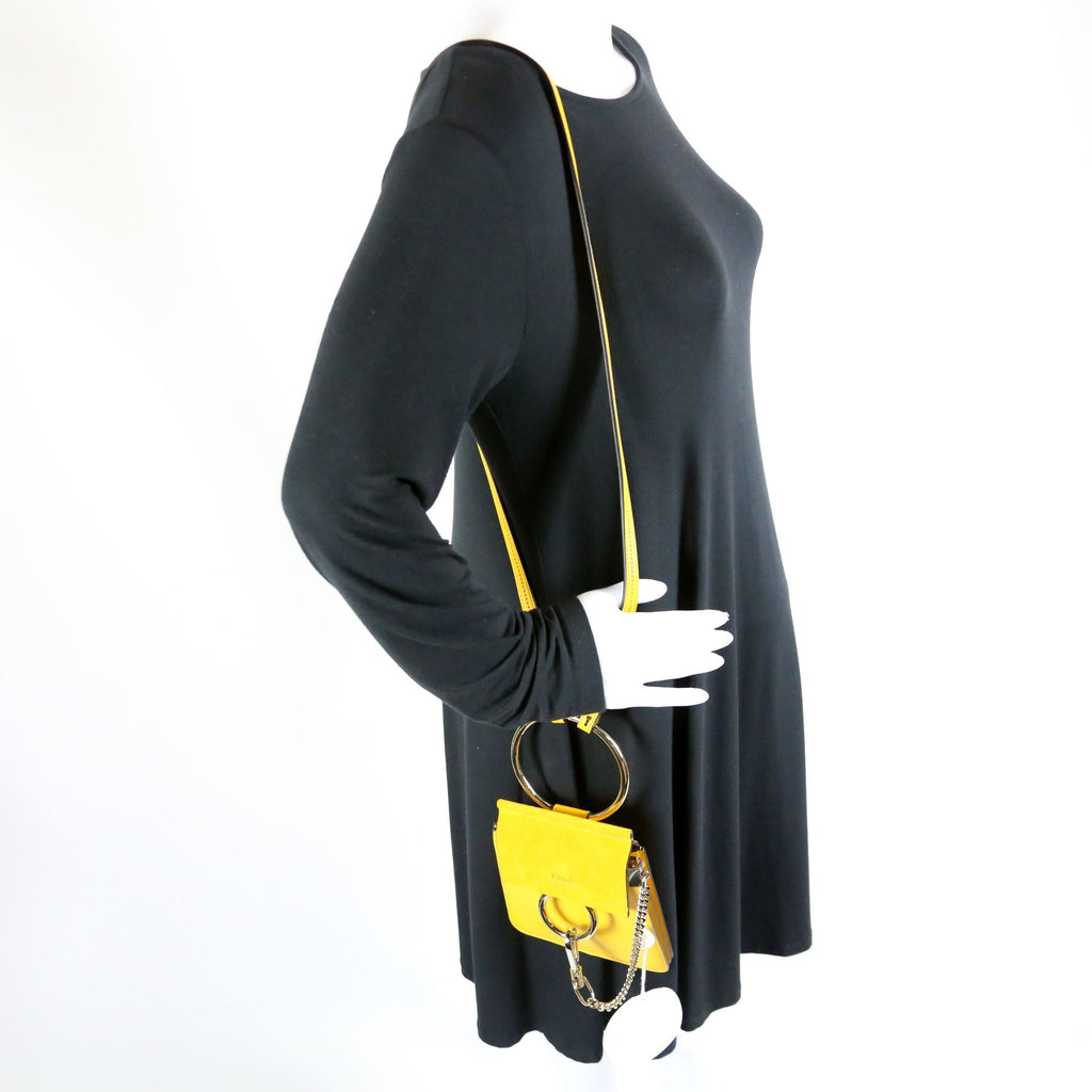 Faye Small Bracelet Bag Yellow