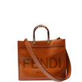 Fendi 8BH386 Sunshine Shopper Medium Leather Brown