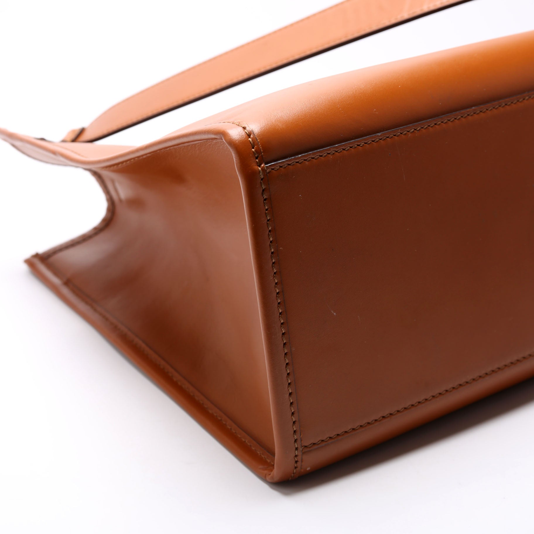 Fendi 8BH386 Sunshine Shopper Medium Leather Brown
