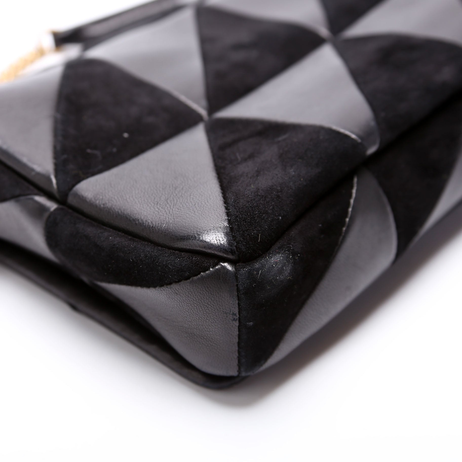 Leather/Suede Patchwork Jamie 99 Medium 602026 Black