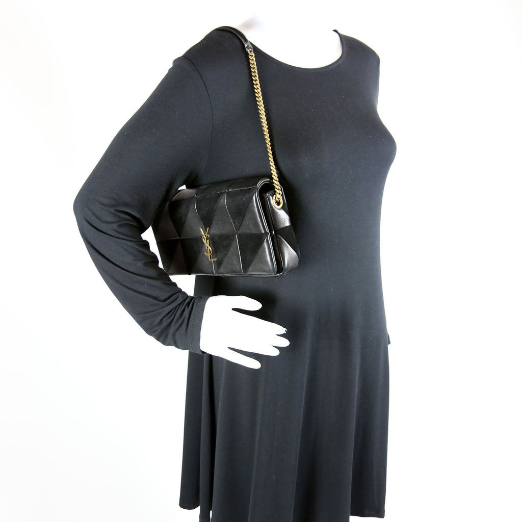Leather/Suede Patchwork Jamie 99 Medium 602026 Black