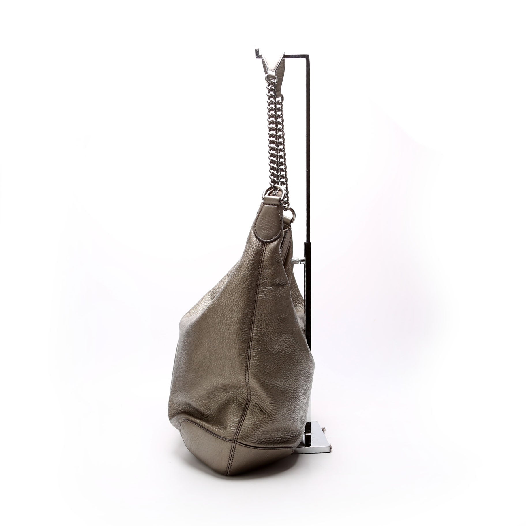 326706 Soho Chain Hobo Silver