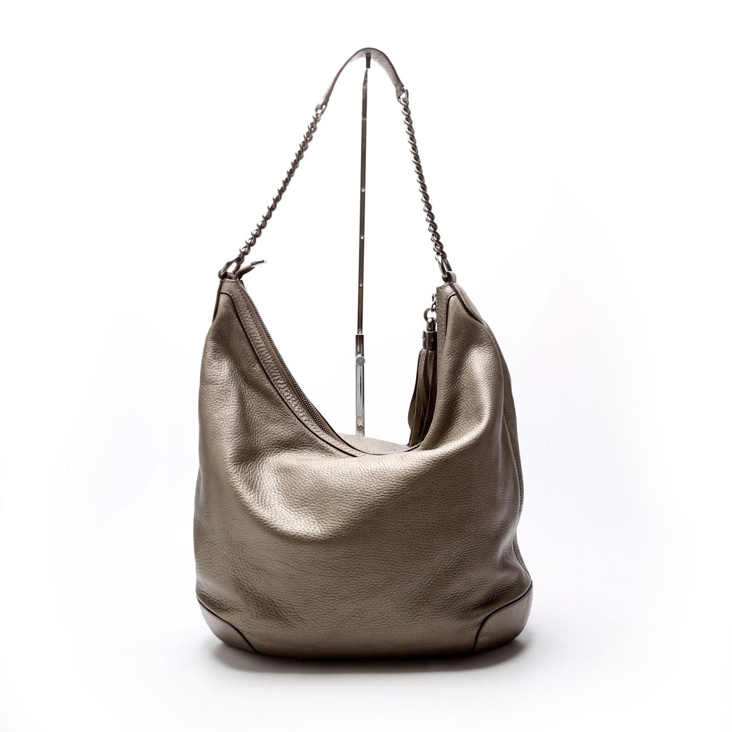 326706 Soho Chain Hobo Silver