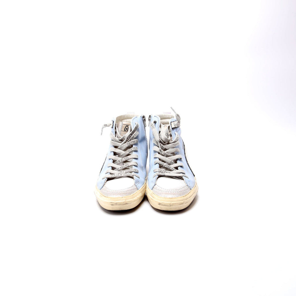 Slide Sneakers Size 37 Blue/Silver