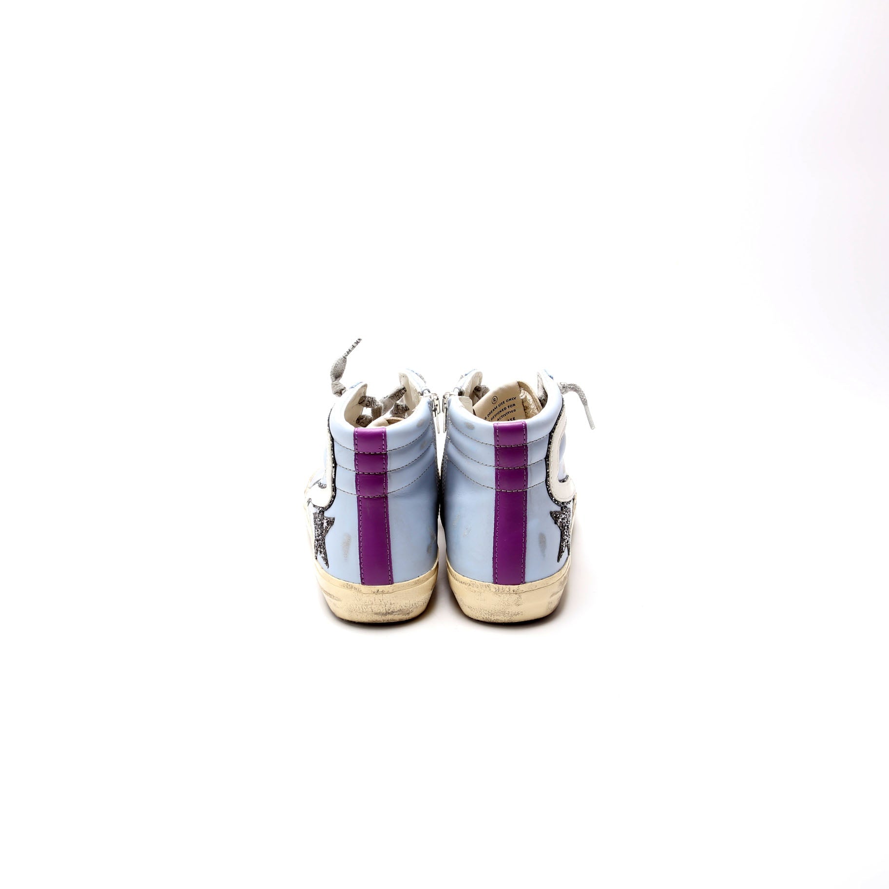 Slide Sneakers Size 37 Blue/Silver