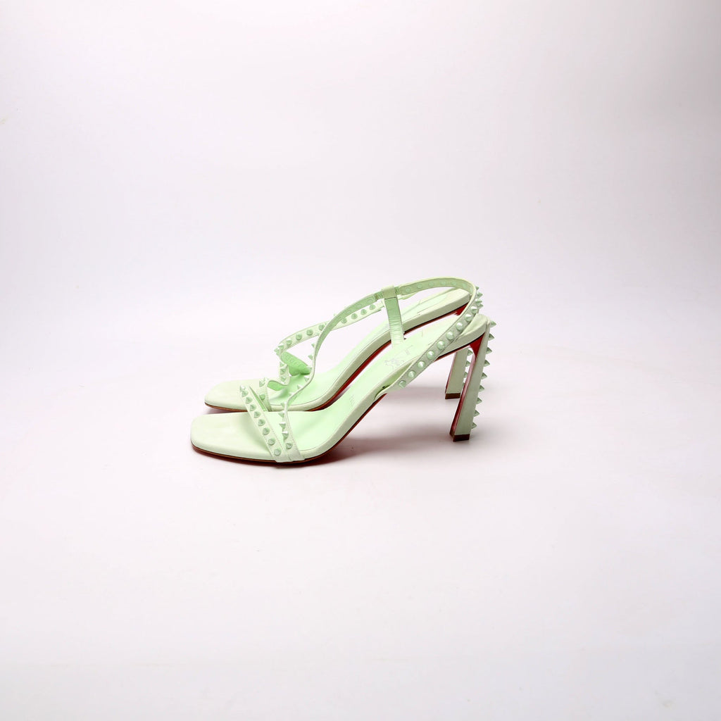 Rosa Condorapik 85 Suede Sandals Size 41 Green