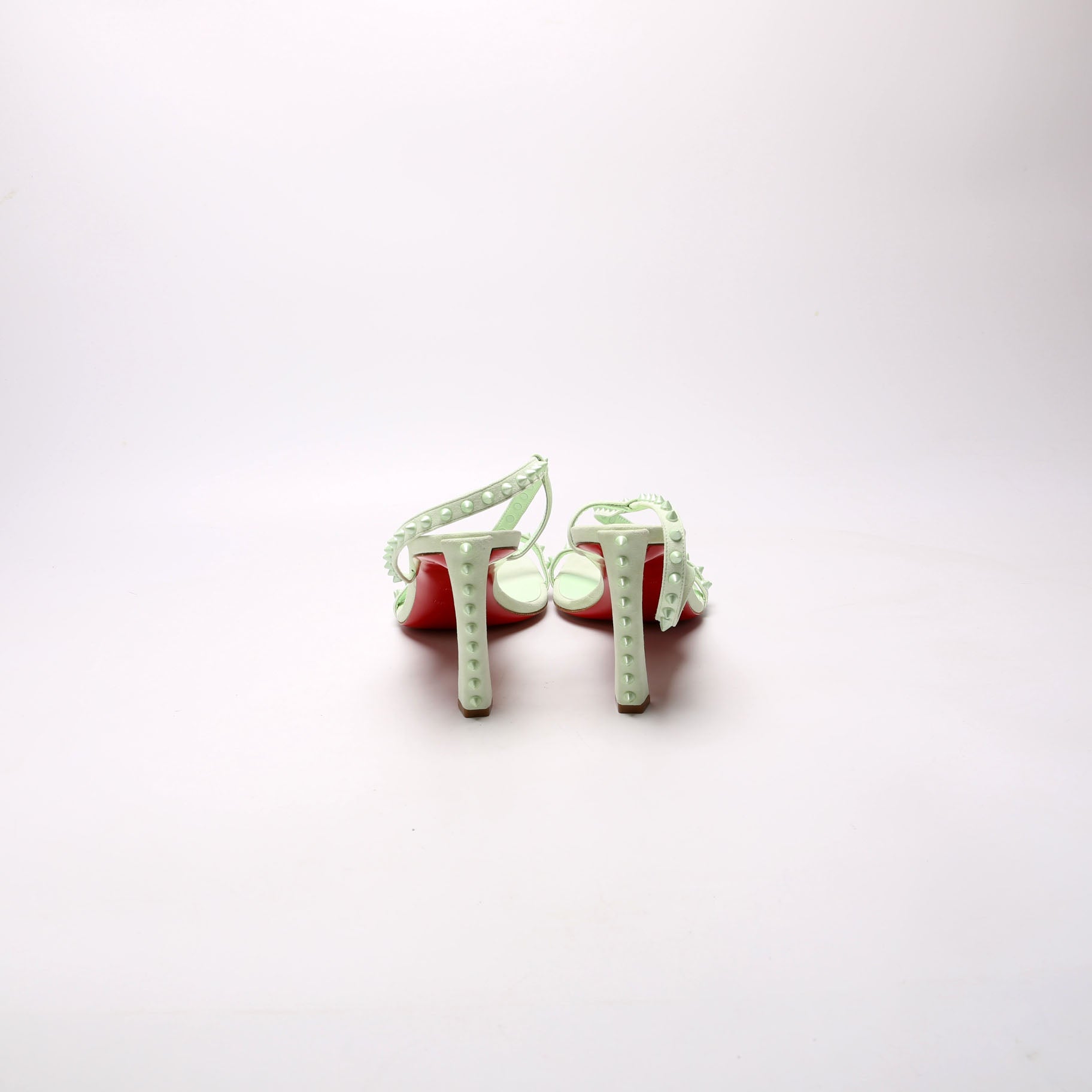 Rosa Condorapik 85 Suede Sandals Size 41 Green