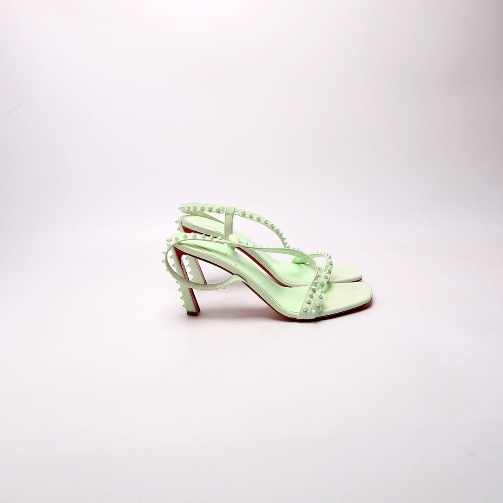 Rosa Condorapik 85 Suede Sandals Size 41 Green