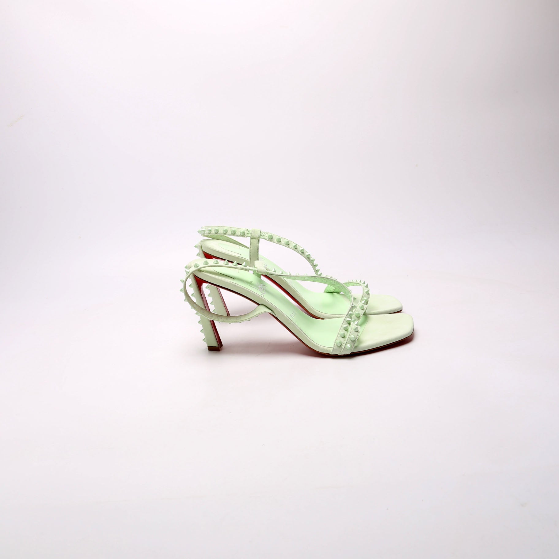 Rosa Condorapik 85 Suede Sandals Size 41 Green
