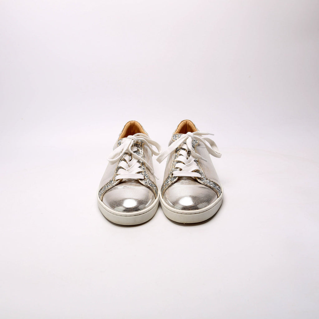 Seva Flat Sneakers Size 39 Gold/Silver
