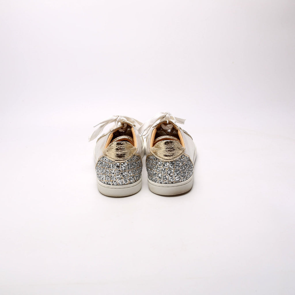 Seva Flat Sneakers Size 39 Gold/Silver