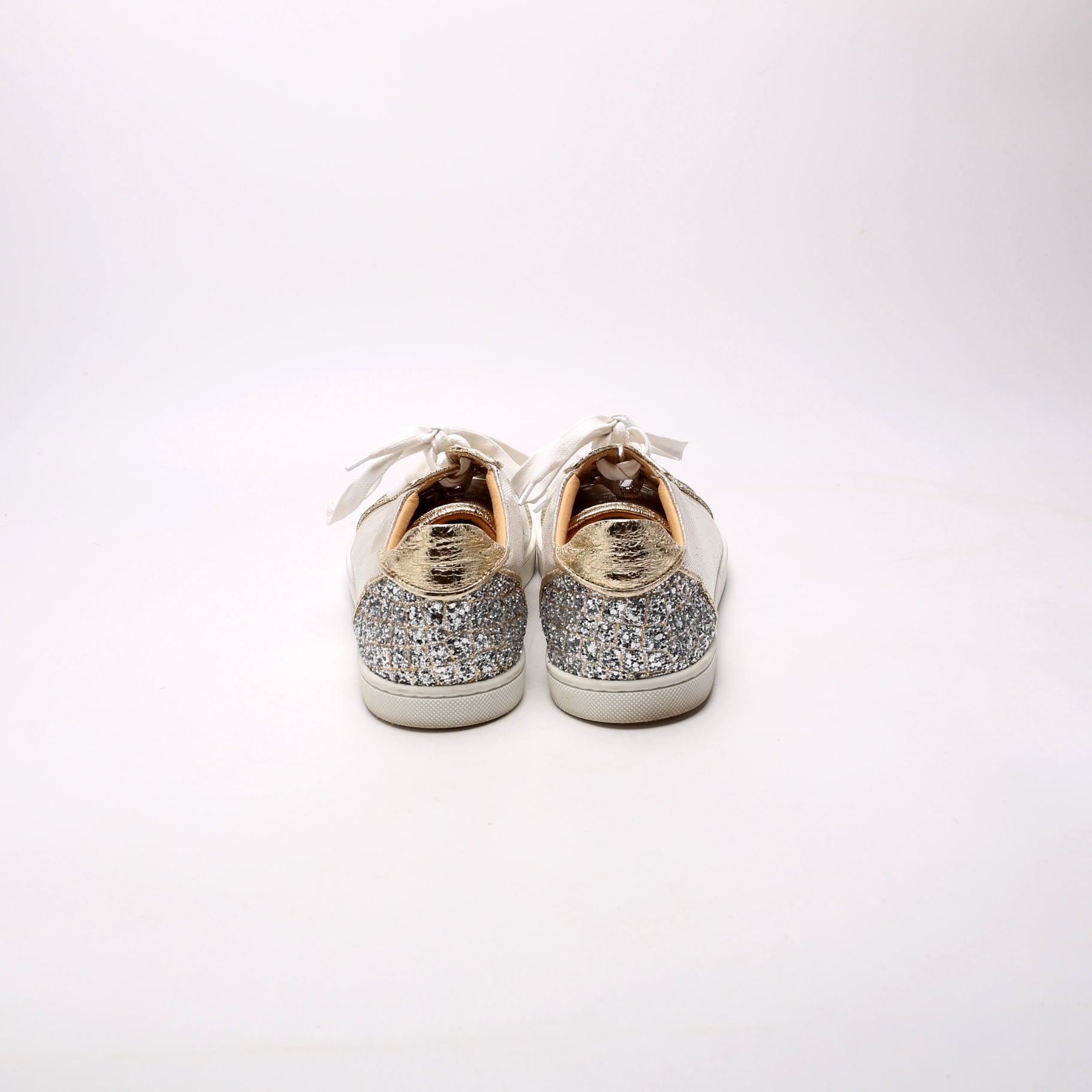 Seva Flat Sneakers Size 39 Gold/Silver