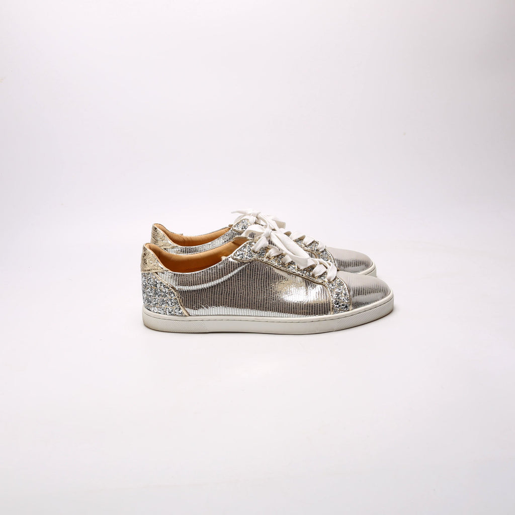 Seva Flat Sneakers Size 39 Gold/Silver