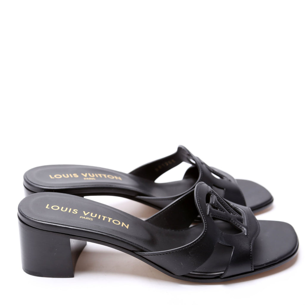 Isola Mules Size 38 Black