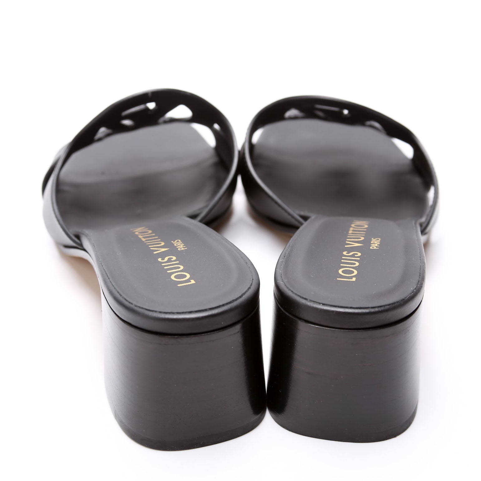 Isola Mules Size 38 Black